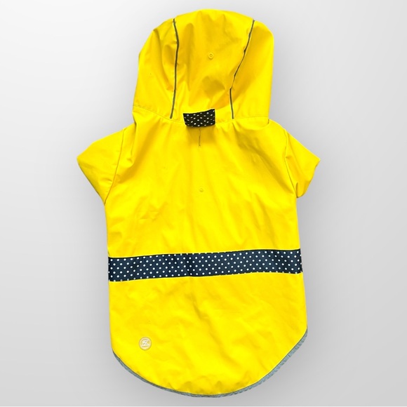 Rain Jacket Reversible Hooded Jacket Yellow XL - Picture 9 of 11